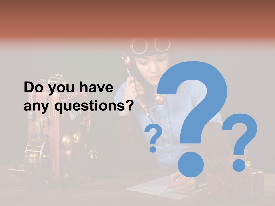 Beautiful Looking Glass PowerPoint Template