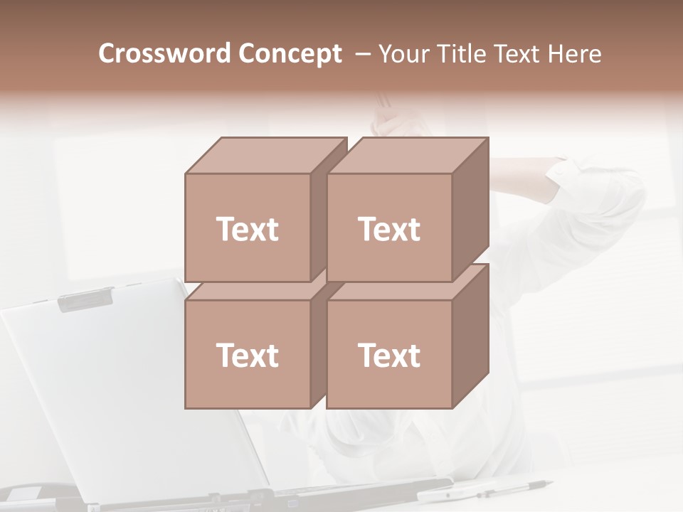 Angry Failure White Collar Worker PowerPoint Template