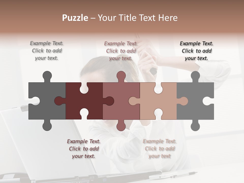 Angry Failure White Collar Worker PowerPoint Template