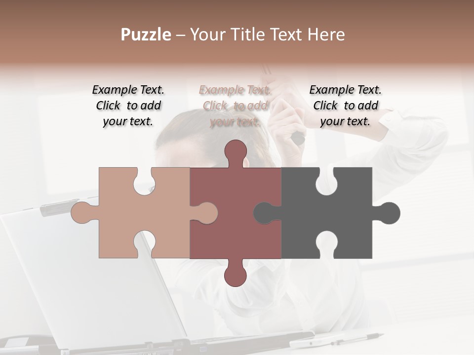 Angry Failure White Collar Worker PowerPoint Template