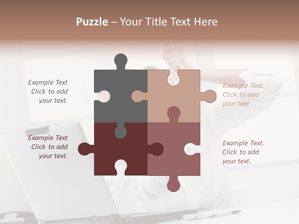 Angry Failure White Collar Worker PowerPoint Template