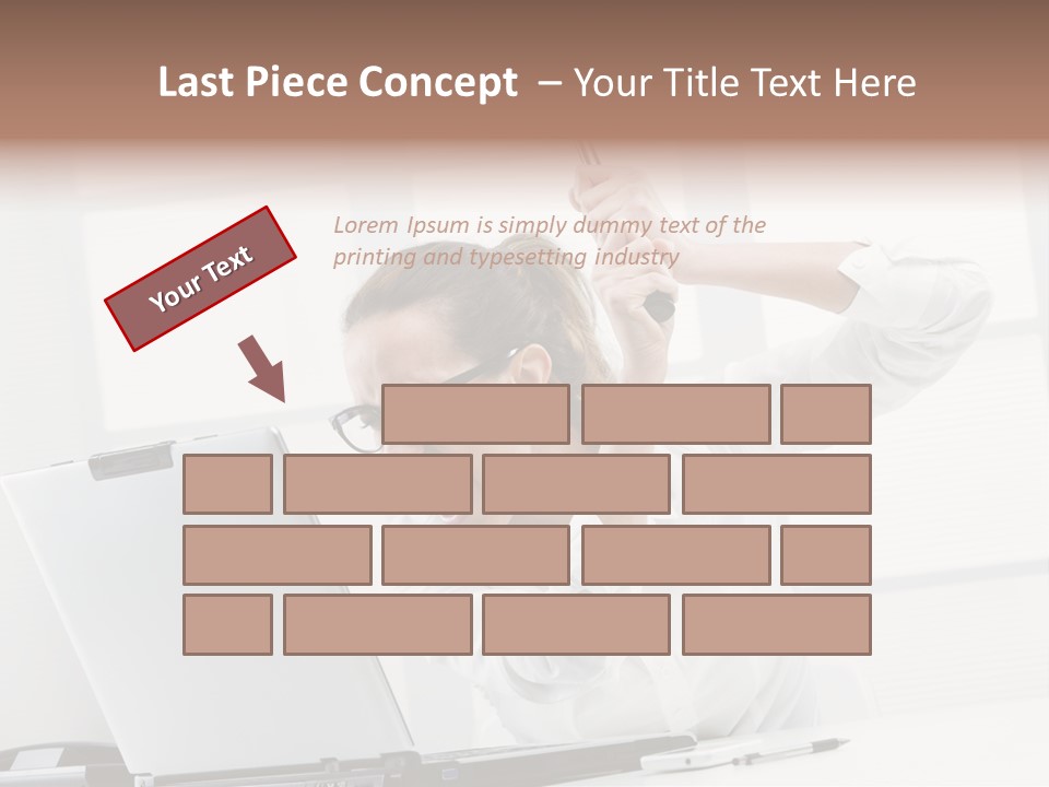 Angry Failure White Collar Worker PowerPoint Template