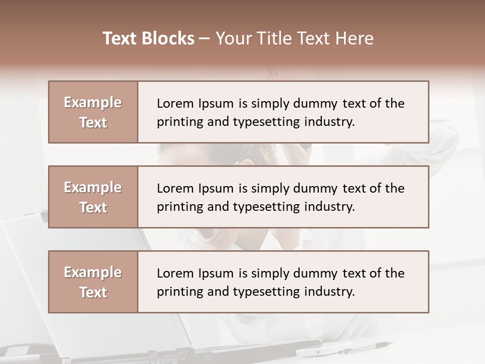 Angry Failure White Collar Worker PowerPoint Template