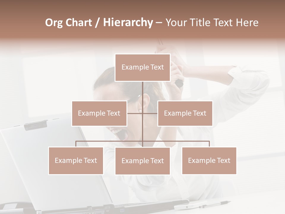 Angry Failure White Collar Worker PowerPoint Template