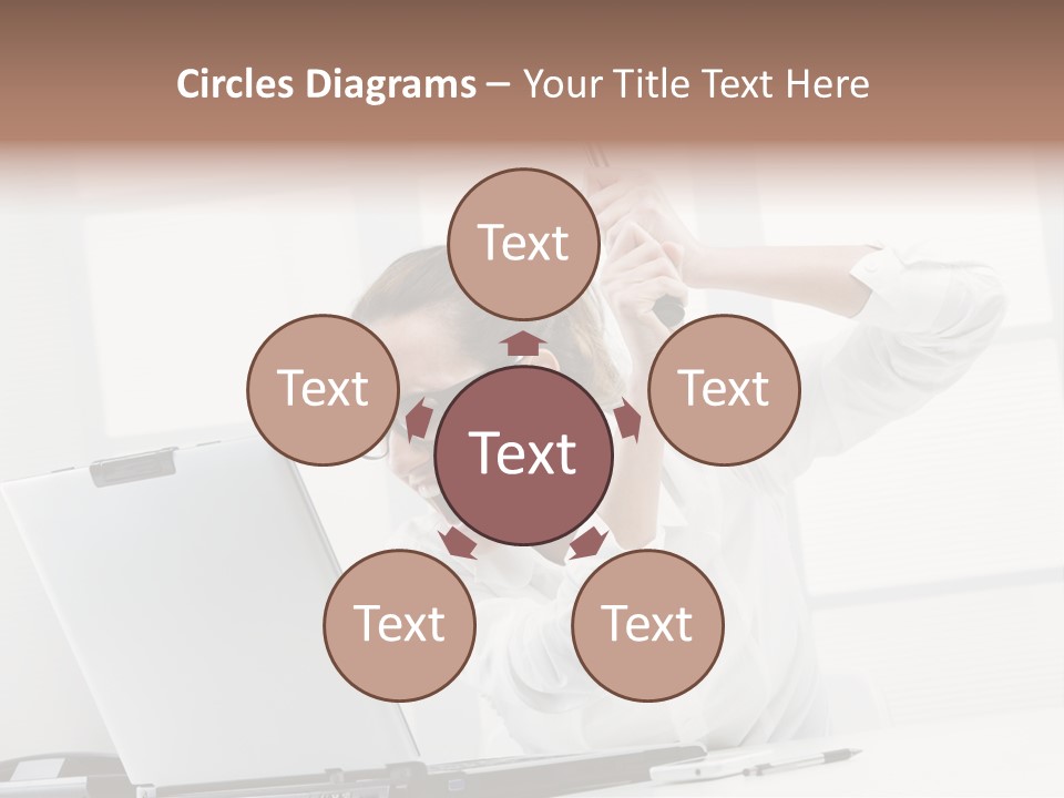 Angry Failure White Collar Worker PowerPoint Template