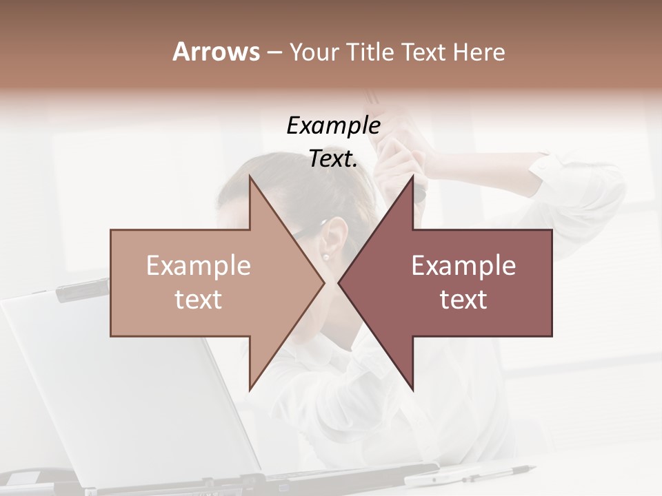 Angry Failure White Collar Worker PowerPoint Template