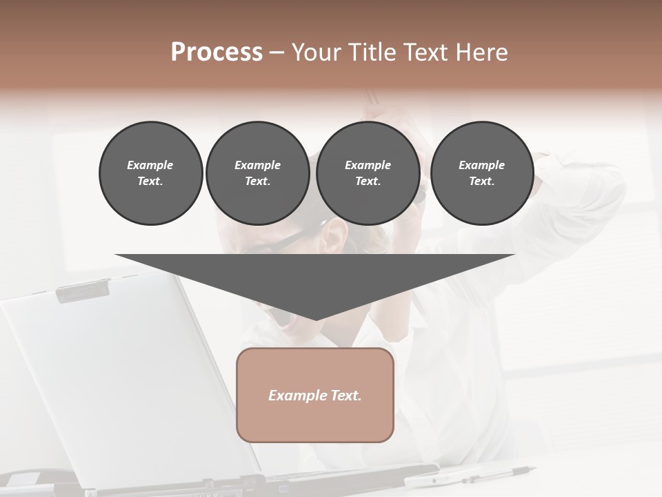 Angry Failure White Collar Worker PowerPoint Template