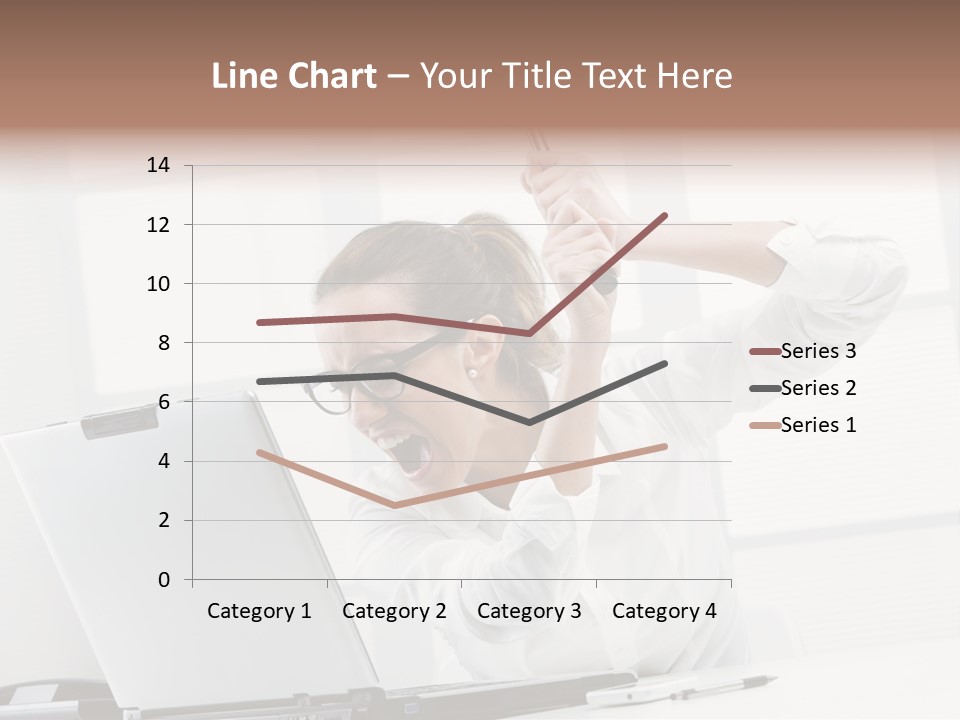 Angry Failure White Collar Worker PowerPoint Template