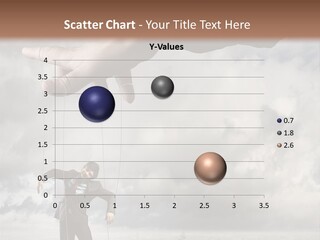 Controlled Caucasian Marionette PowerPoint Template