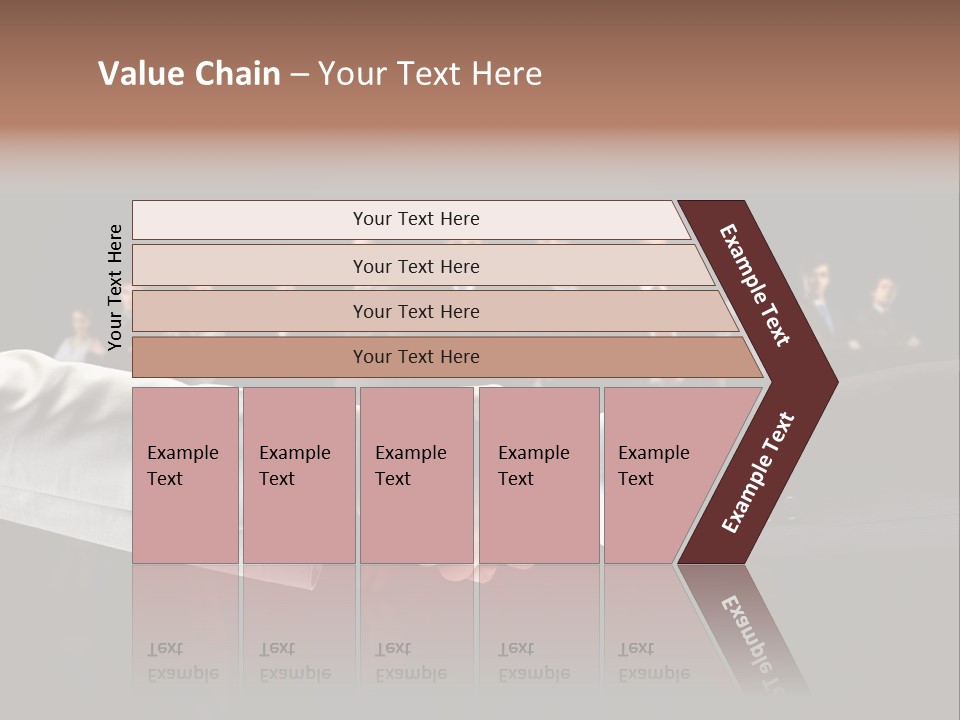 Together Businessman Deal PowerPoint Template