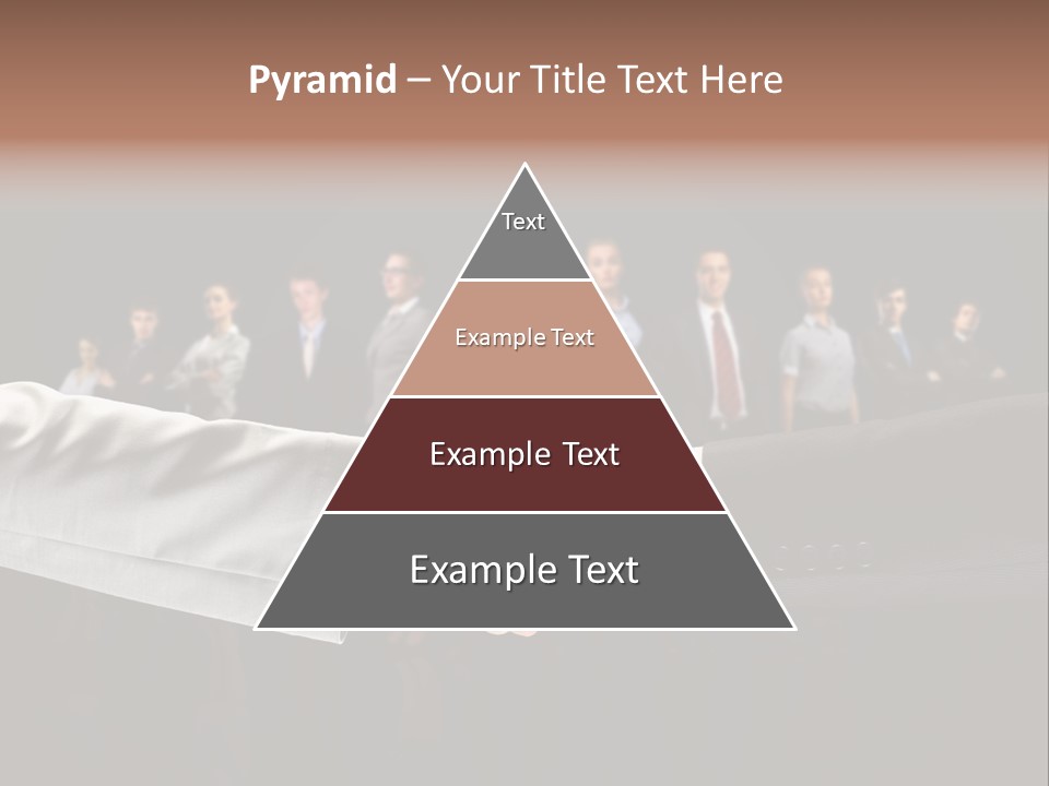 Together Businessman Deal PowerPoint Template