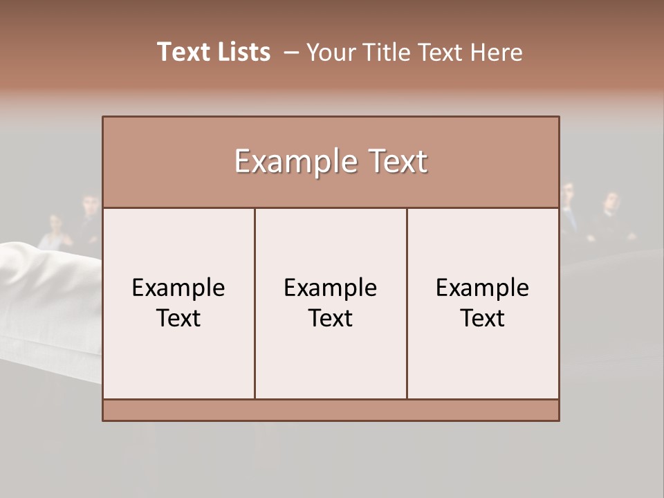 Together Businessman Deal PowerPoint Template