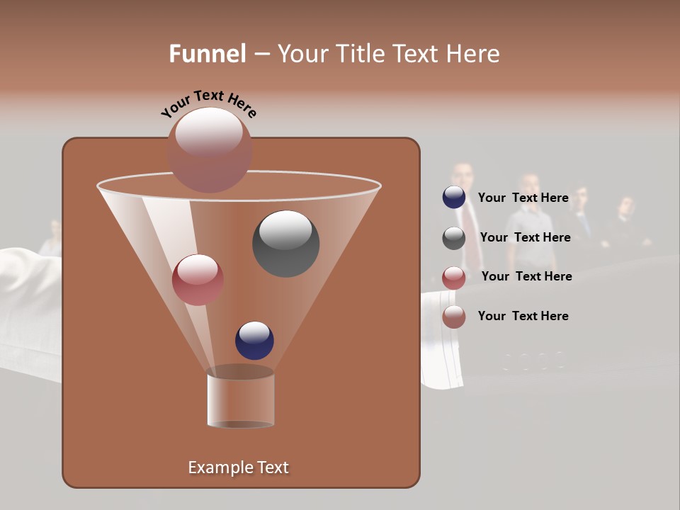 Together Businessman Deal PowerPoint Template