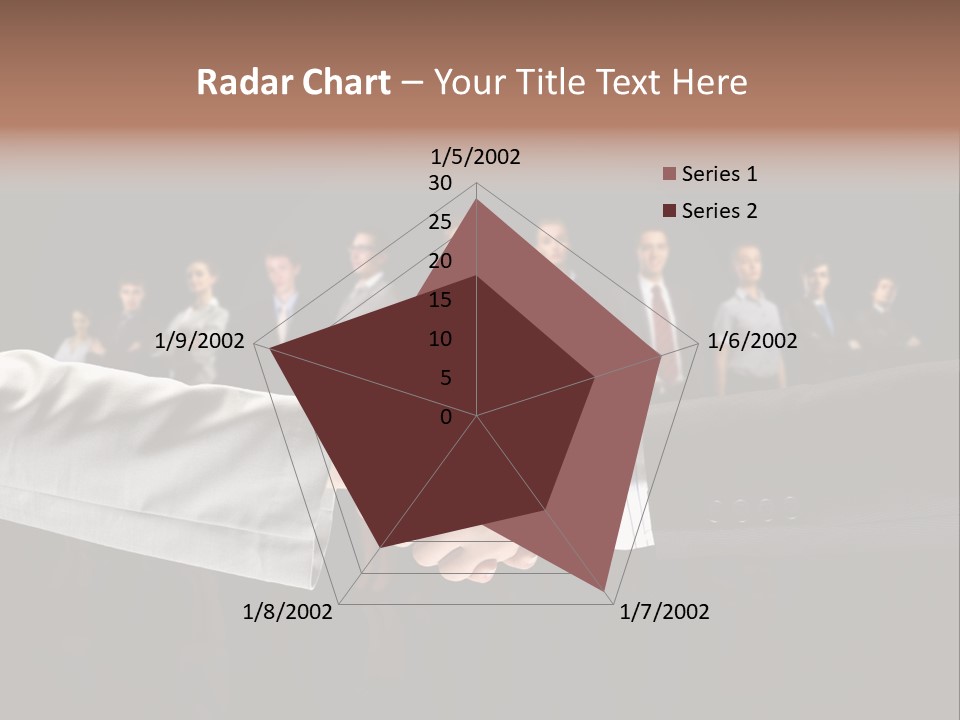 Together Businessman Deal PowerPoint Template