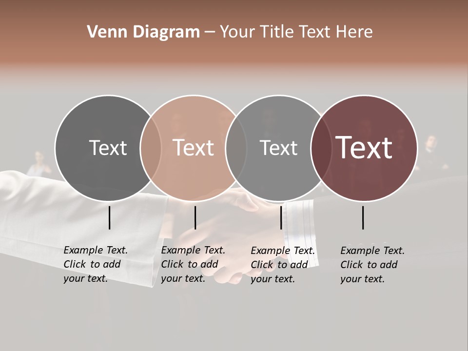 Together Businessman Deal PowerPoint Template