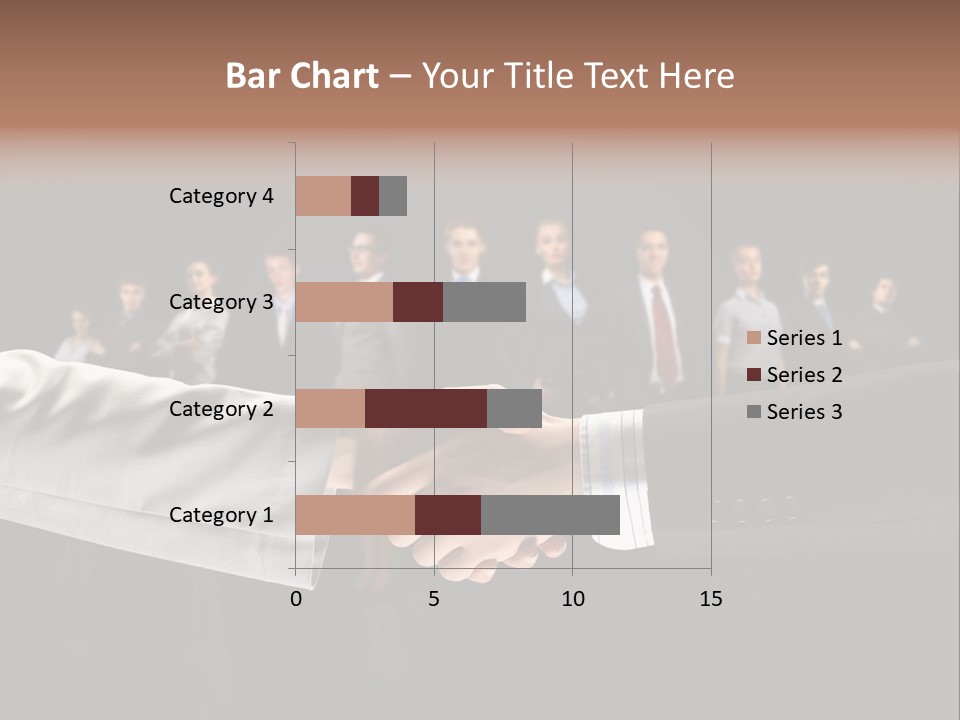 Together Businessman Deal PowerPoint Template