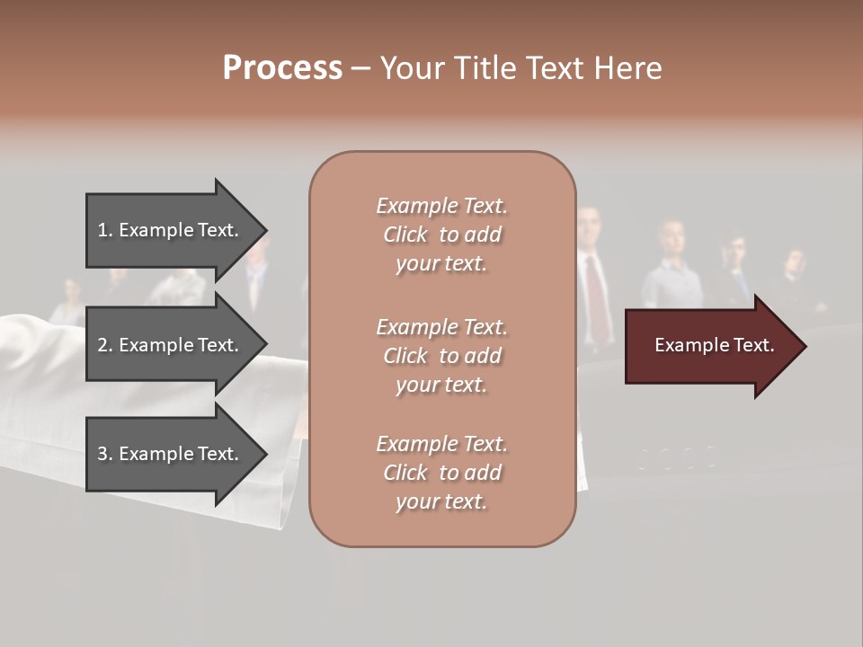 Together Businessman Deal PowerPoint Template
