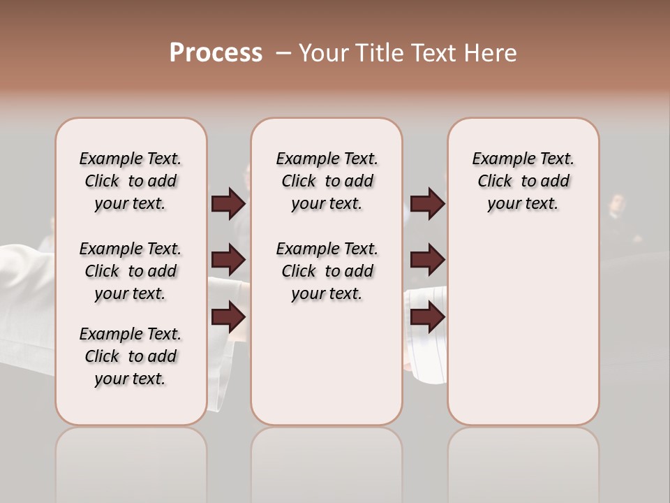 Together Businessman Deal PowerPoint Template