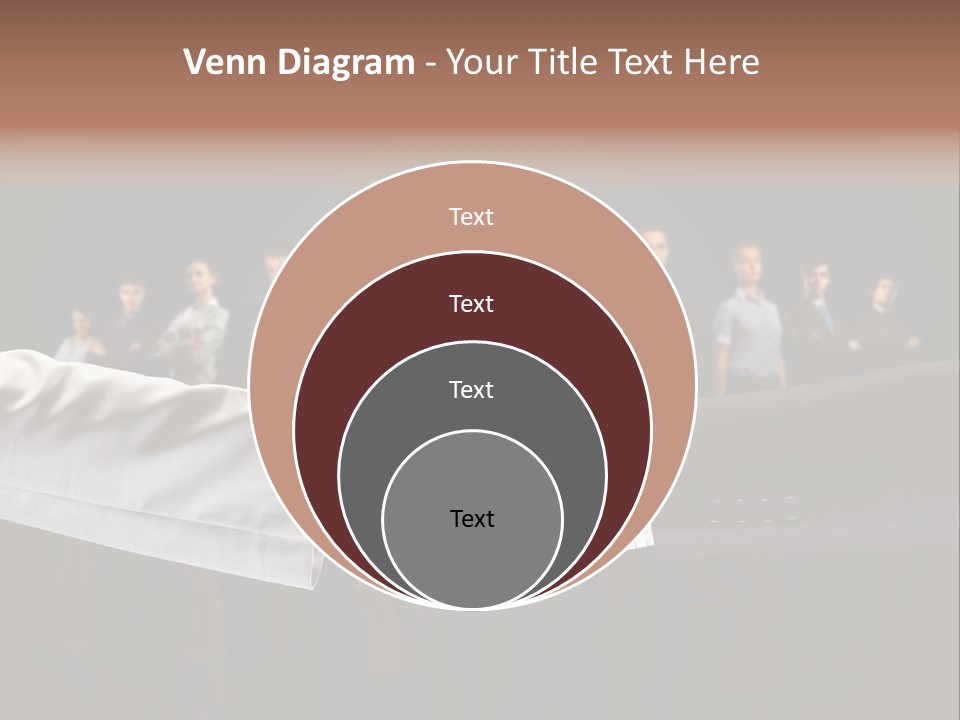 Together Businessman Deal PowerPoint Template