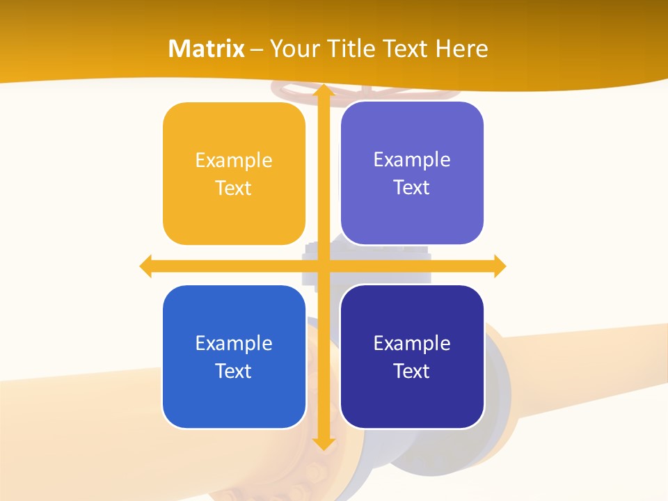 White Fuel System PowerPoint Template