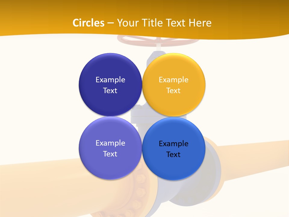 White Fuel System PowerPoint Template