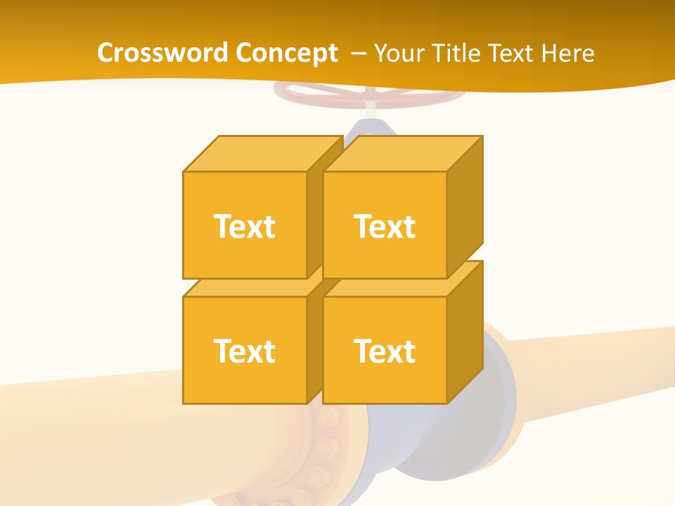 White Fuel System PowerPoint Template