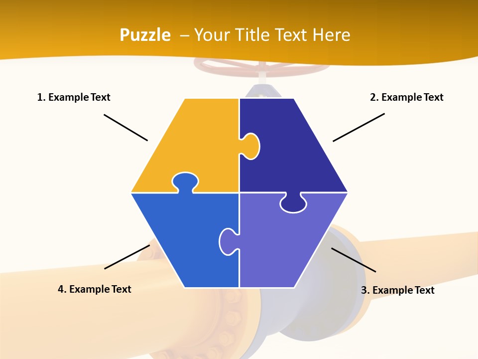 White Fuel System PowerPoint Template