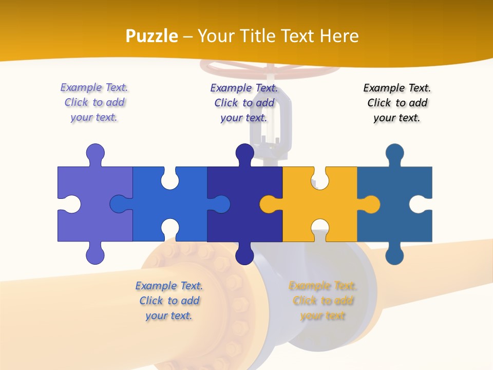 White Fuel System PowerPoint Template