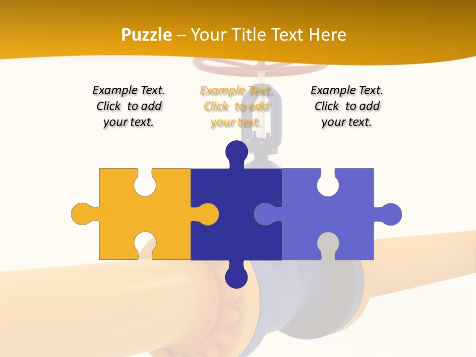 White Fuel System PowerPoint Template