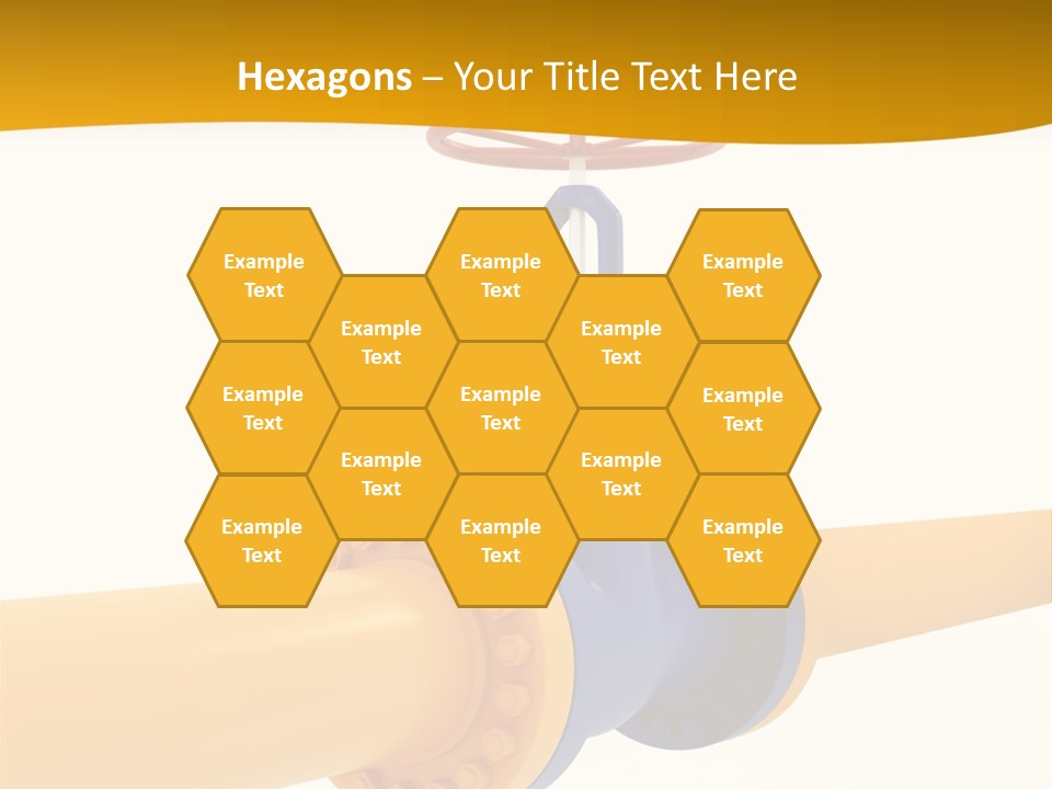 White Fuel System PowerPoint Template