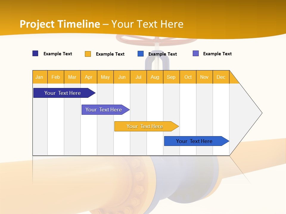 White Fuel System PowerPoint Template