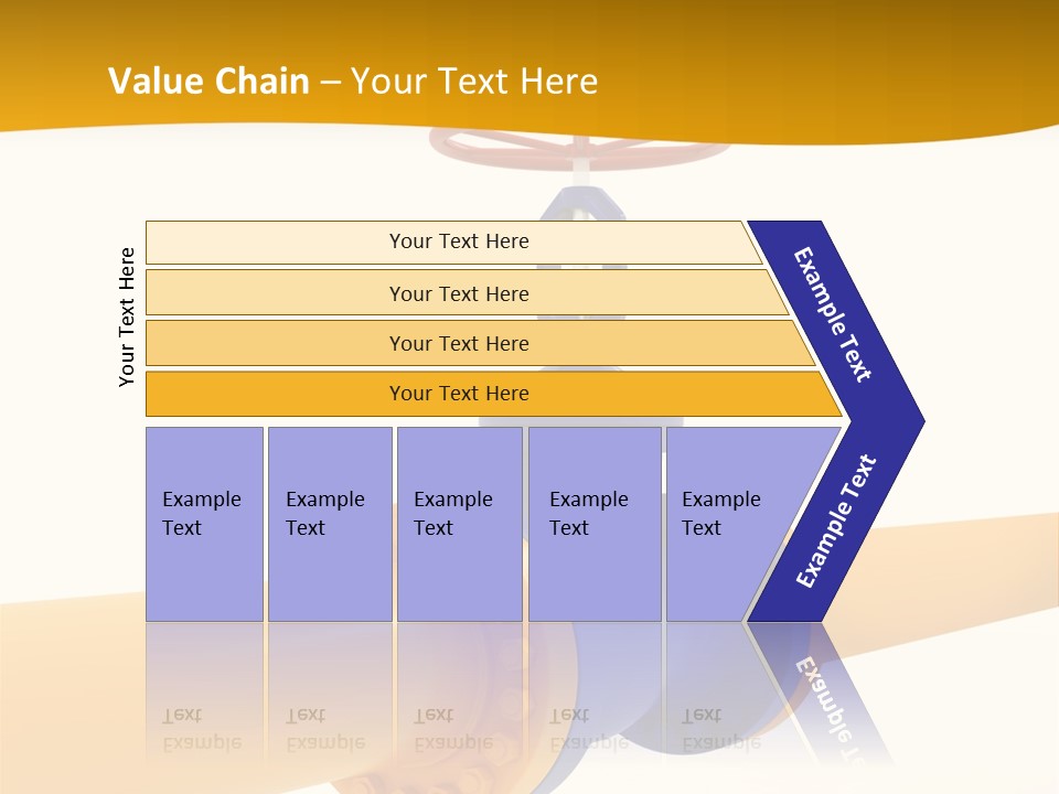 White Fuel System PowerPoint Template