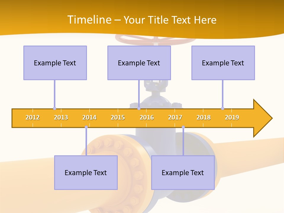 White Fuel System PowerPoint Template