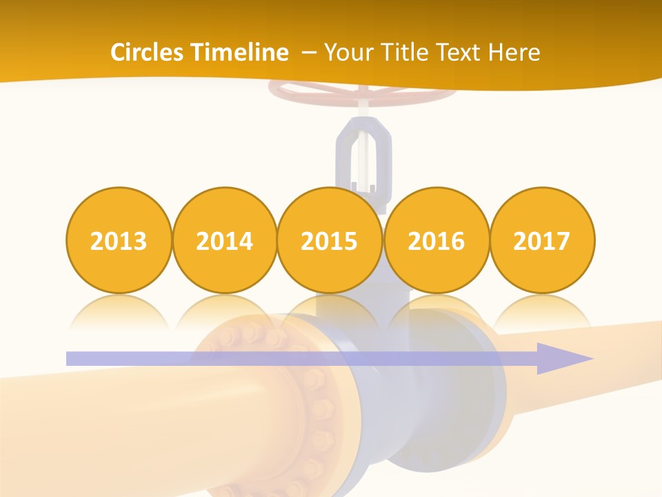 White Fuel System PowerPoint Template