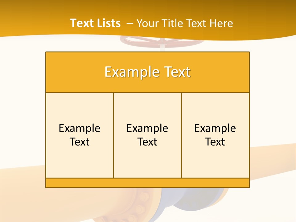 White Fuel System PowerPoint Template