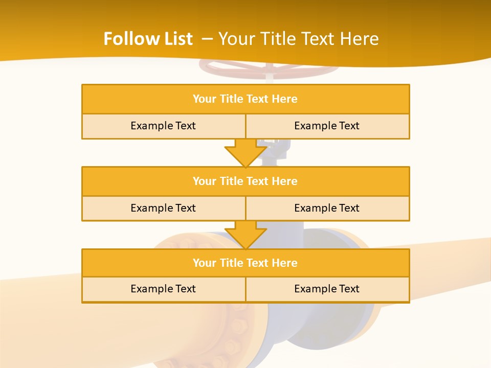 White Fuel System PowerPoint Template
