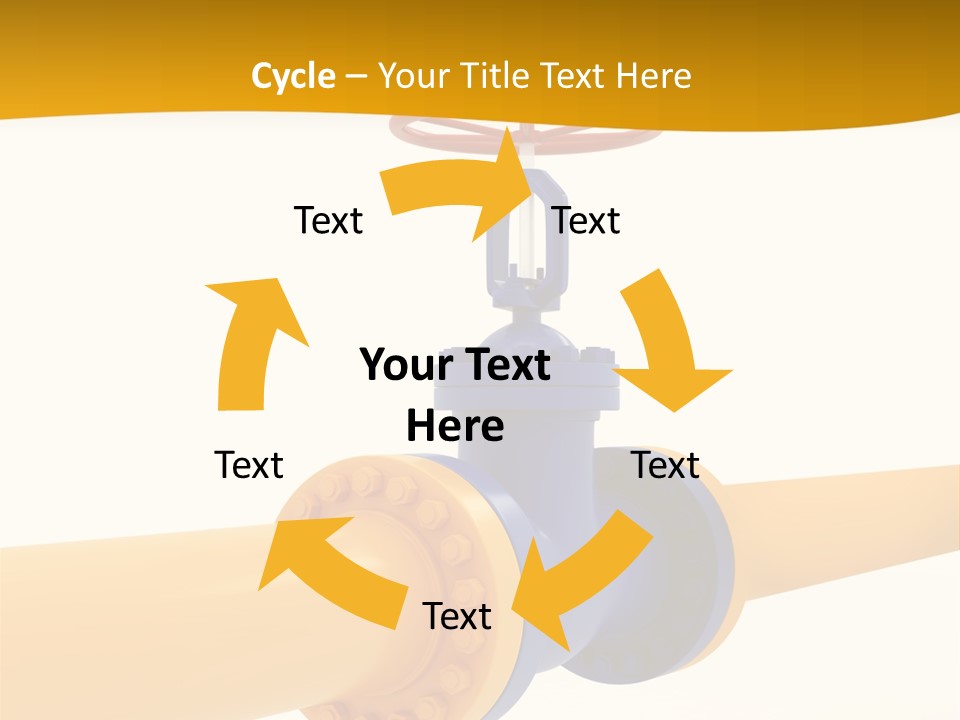 White Fuel System PowerPoint Template