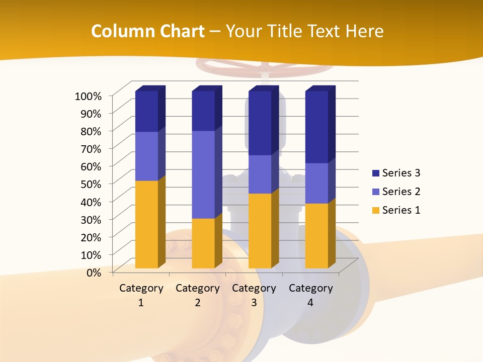 White Fuel System PowerPoint Template