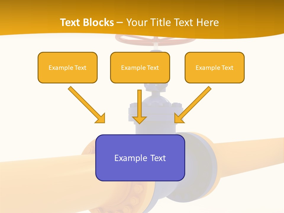 White Fuel System PowerPoint Template