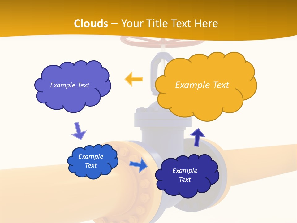 White Fuel System PowerPoint Template