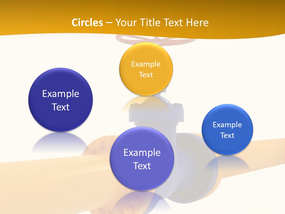 White Fuel System PowerPoint Template