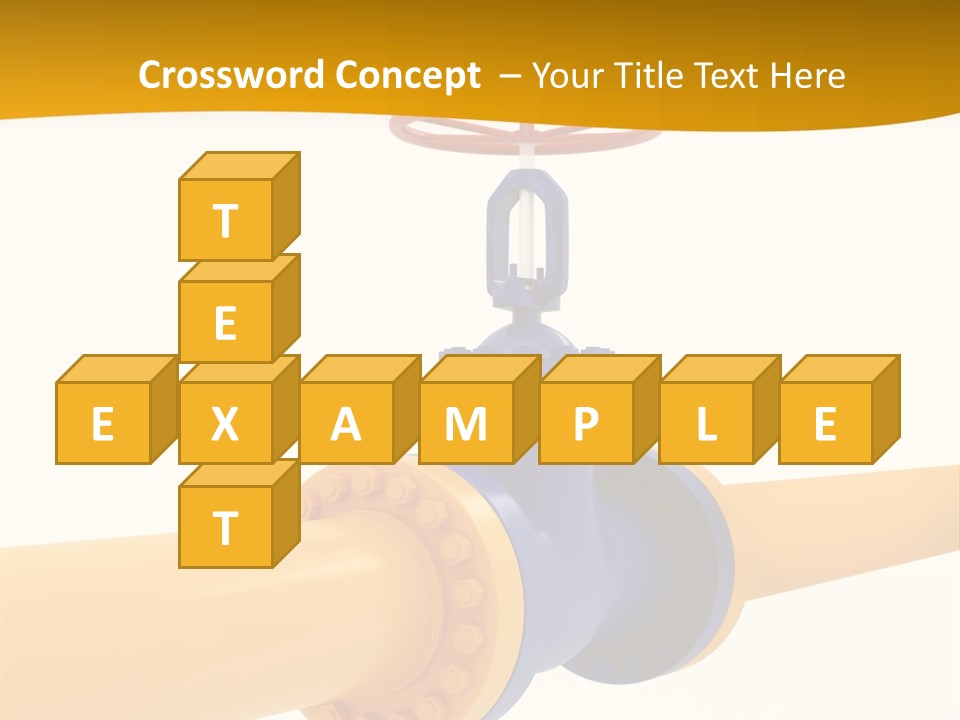 White Fuel System PowerPoint Template