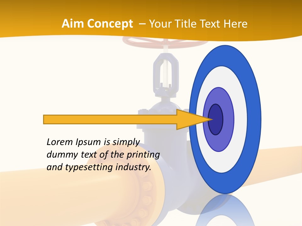 White Fuel System PowerPoint Template