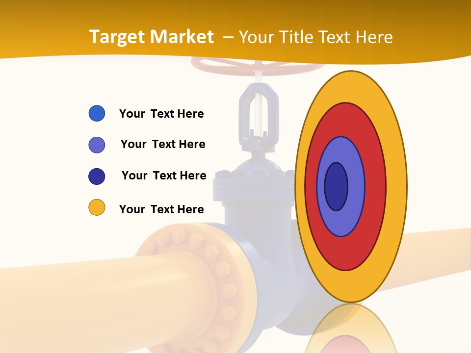 White Fuel System PowerPoint Template