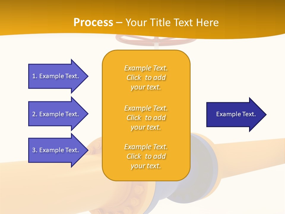 White Fuel System PowerPoint Template