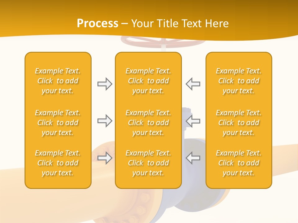 White Fuel System PowerPoint Template