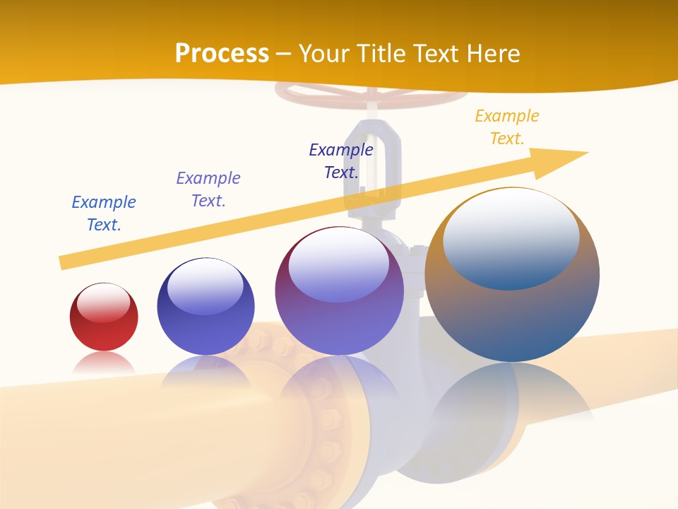 White Fuel System PowerPoint Template