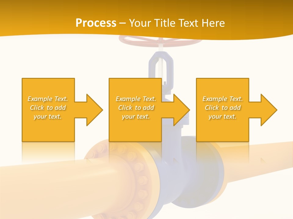 White Fuel System PowerPoint Template