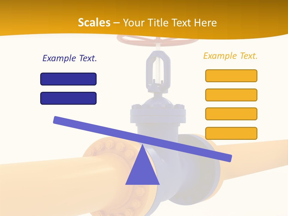 White Fuel System PowerPoint Template