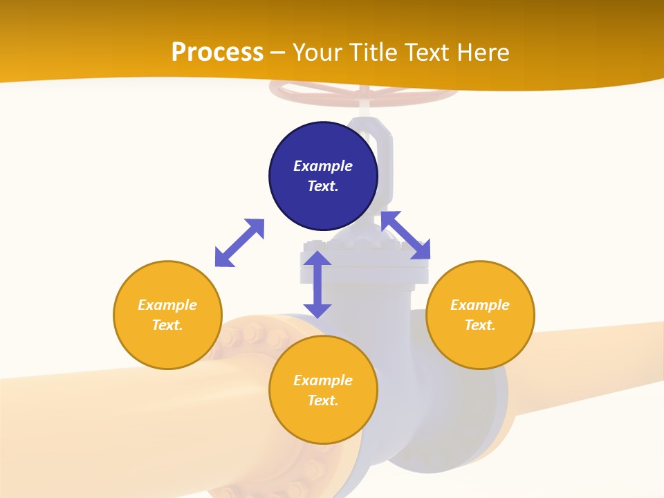 White Fuel System PowerPoint Template